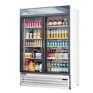 Everest Refrigeration EMSGR48 53in Wide Two Section Glass Door Merchandiser Cooler 