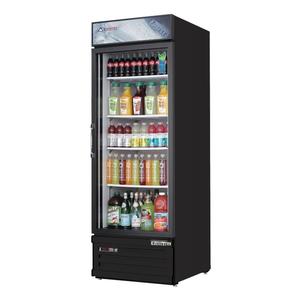 Everest Refrigeration EMGR10B 24" Wide One Section Glass Door Merchandiser Cooler