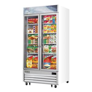 Everest Refrigeration EMGF36 41" Wide Two Section Glass Door Merchandiser Freezer