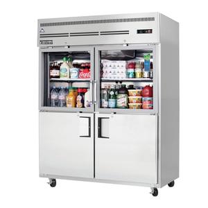 Everest Refrigeration EGSWH4 59in Wide Two Section Four Door reach-In Refrigerator 