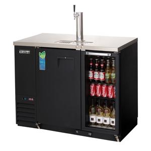 Everest Refrigeration EBDS2-BBG-24 49" Wide Two Section Back Bar Direct Draw Keg Cooler