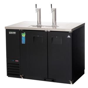 Everest Refrigeration EBDS2-24 49" Wide Two Section Direct Draw Keg Cooler