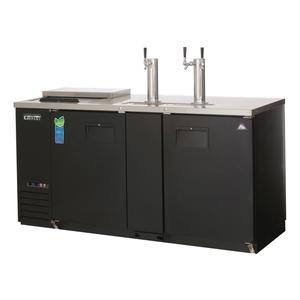Everest Refrigeration EBD3-CT 68" Wide Two Section Club Top Direct Draw Keg Cooler