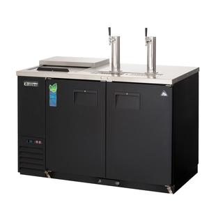 Everest Refrigeration EBD2-CT 57.75" Wide Two Section Club Top Direct Draw Keg Cooler