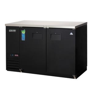 Everest Refrigeration EBB48-24 49in Wide Two Section Solid Door Back Bar Refrigerator 