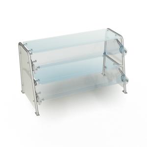 Duke Manufacturing TS462DD-32 31-1/2in W Dual Shelf Contemporary Food Shield 
