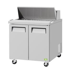 Refrigeration X XST-36-N6 36" Wide 10 Pan Two Section Sandwich Salad Prep Table