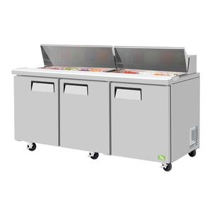 Refrigeration X XST-72-N 72.75" Wide 18 Pan Three Section Sandwich Salad Prep Table