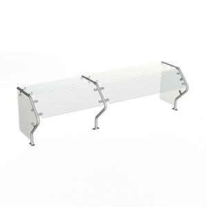 Duke Manufacturing TS482-88 87-1/2in Single Shelf Self-Service Contemporary Food Shield 