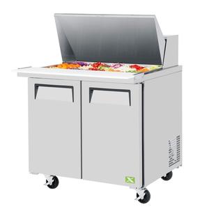 Refrigeration X XST-36-15-N6 36in Wide 15 Pan Mega Top Sandwich Salad Prep Table 