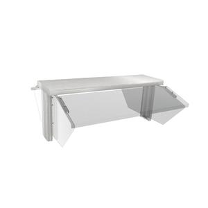 Duke Manufacturing TS530-60 Thurmaduke 60in (2) Sided Buffet Style Designer Sneeze Guard 