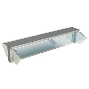Duke Manufacturing TS530-88 Thurmaduke 88in (2) Sided Buffet Style Designer Sneeze Guard 