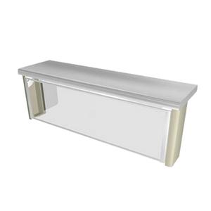 Duke Manufacturing TS560-46 Thurmaduke 46" Full Service Flip-Up Front Glass Sneeze Guard