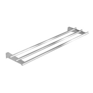 Duke Manufacturing 3BTS-FX-102 102" Stainless Steel 3 Bar Tray Slide w/ Fixed Brackets