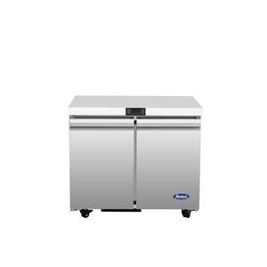 Atosa AUR36SD 36in Double Door Undercounter Refrigerator 