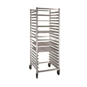 New Age NS621KD Full Height 20 Pan Mobile Aluminum Donut Screen Rack