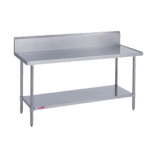 Duke Manufacturing 314S-2430-10R 24inx30in Supreme 14/300 Stainless Steel Work Table 10in Riser 