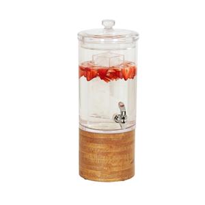 Cal-Mil 4306-1-99 Madera 10.5in Dia. x 17"H Polycarbonate Beverage Dispenser 