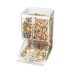 Cal-Mil 656 10" x 8" Clear Acrylic 7.4 Liter Cereal Dispenser