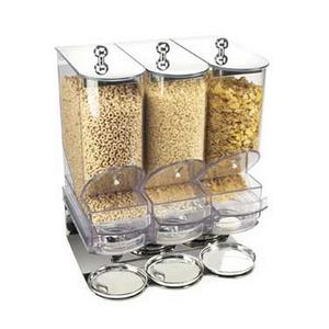 Cal-Mil 718 Elite 17" x 13.5" Clear Portion Control Cereal Dispenser