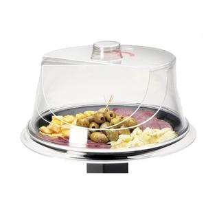 Cal-Mil 302-15 Colonial Turn N Serve® 15" Dia. x 7"H Clear Cover - 2 Each