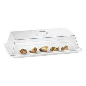 Cal-Mil 327-13 13" x 18" x 4"H Clear Polycarbonate Flat Top Display Cover