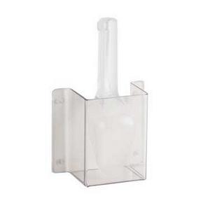 Cal-Mil 623 3" x 6" Wall Mounted Polycarbonate Scoop Guard