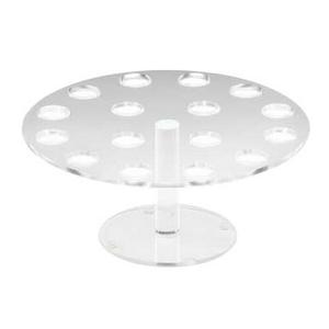 Cal-Mil 1265 12in Dia. X 7"H Clear Acrylic Ice Cream Cone Pedestal 