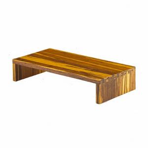Cal-Mil 1934-4-60 Bamboo 20in x 10in x 4"H 1-Step Display Riser 