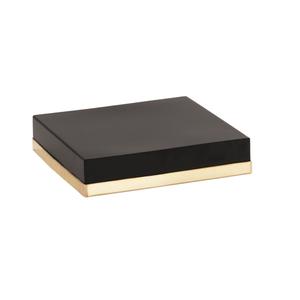 Cal-Mil 22127-3-116 Monaco 14in x 14in x 3"H Black Cube Display Riser 