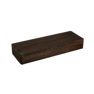 Cal-Mil 22428-3-112 Heritage 7in x 20in x 3"H Dark-Stained Oak Wood Display Riser 