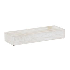Cal-Mil 22428-3-113 Newport 20in x 7in x 3"H White-Washed Pine Wood Display Riser 