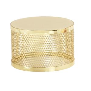 Cal-Mil 22916-5-116 Monaco 7.5in Dia. x 5"H Shiny Gold Display Riser 
