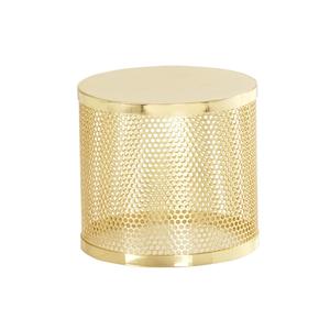 Cal-Mil 22916-7-116 Monaco 7.5in Dia. x 7"H Shiny Gold Display Riser 