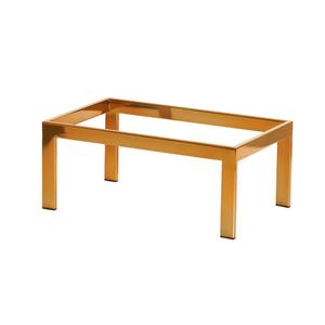 Cal-Mil 23603-9-130 Brooklyn 12in x 20in x 9"H Antique Brass Metal Display Riser 