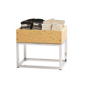 Cal-Mil 23800-6-49 6in x 10in x 6"H Chrome Finish Open Frame Display Riser 