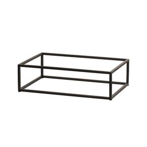 Cal-Mil 23854-6-13 Milo 12in x 20in x 6"H Black Metal Display Riser 