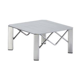 Cal-Mil 3417-5 Industrial 10in x 10in x 5"H Polished Metal Display Riser 