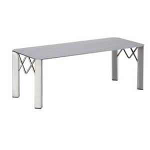 Cal-Mil 3418-7 Industrial 20in x 8in x 7"H Polished Metal Display Riser 