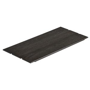 Cal-Mil 3826-1124-87 Cinderwood 24inx 11in x 0.5"H Gray Oak Display Riser Shelf 