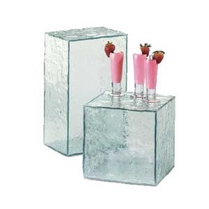 Cal-Mil 432-13-43 Glacier 13in x 8in x 6"H Acrylic Cube Display Riser 