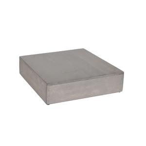 Cal-Mil 432-3-110 Aspen 12in x 12in x 3.25"H Gray Pine Wood Display Riser 