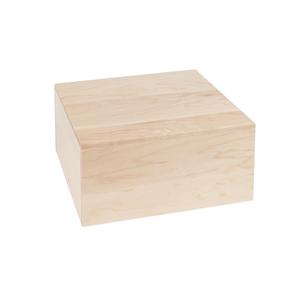 Cal-Mil 432-6-71 Blonde 12in x 12in x 6"H Natural Display Riser 
