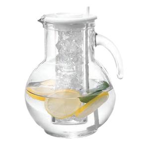 Cal-Mil JC100 Gourmet 8" Dia. Clear Glass 0.5 Gallon Pitcher