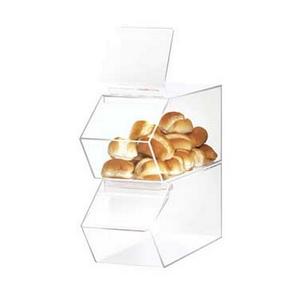 Cal-Mil 992 Classic 7.5" x 19.5" Clear Acrylic Countertop Food Bin