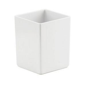 Cal-Mil 1391-15M Cater Choice 5in x 5in White Melamine Square Box - 2 Each 