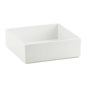 Cal-Mil 1393-15M Cater Choice 10in x 10in White Melamine Square Box - 2 Each 