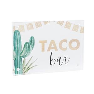 Cal-Mil 22349-57 5" x 1" x 7"H Clear Acrylic Card Holder w/ (4) Magnets
