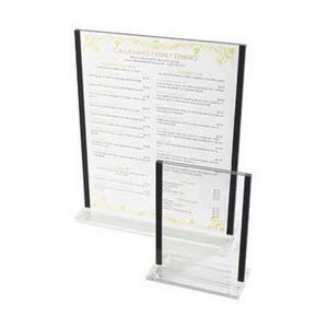 Cal-Mil 536-13 Classic 8.5in x 11"H Clear Acrylic Card Holder - 1dz 