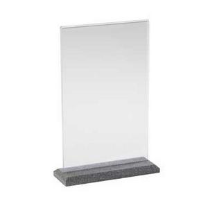 Cal-Mil 695-17 Luxe 8.5in x 11"H Clear Acrylic Card Holder - 6 Each 